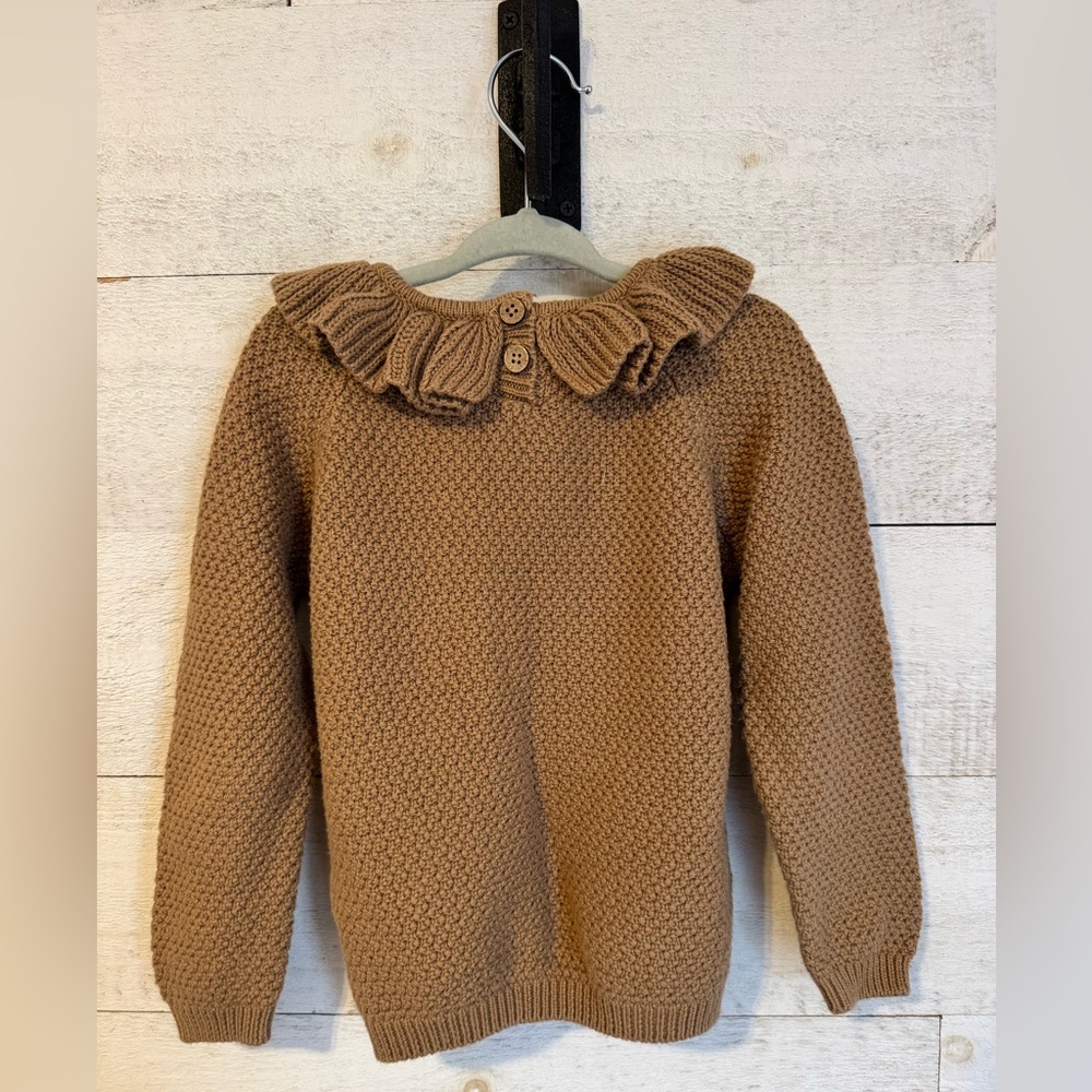 Jamie Kay Tan Ruffle Sweater - Picture 5 of 6